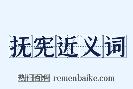 抚宪近义词是什么意思的图片